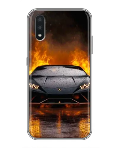 Чохол для Samsung Galaxy A01 Core з картинкою «Lamborghini у вогні» Чохол для Samsung Galaxy A01 Core з картинкою «Lamborghini у вогні»