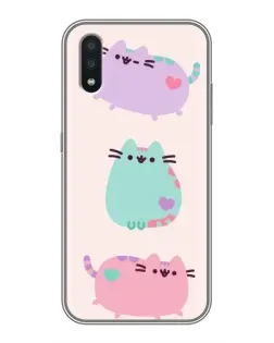 Чехол для Samsung Galaxy A01 Core с картинкой «Pusheen трио»