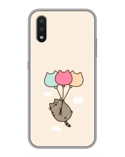 Чехол для Samsung Galaxy A01 Core с картинкой «Пушин на шариках»