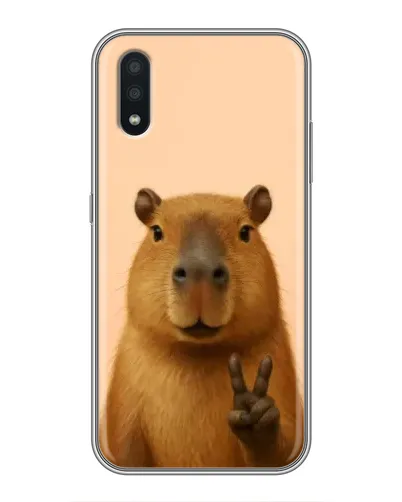 Чехол для Samsung Galaxy A01 Core с картинкой «Капибара виктория» Чехол для Samsung Galaxy A01 Core с картинкой «Капибара виктория»