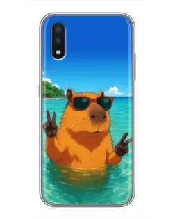 Чехол для Samsung Galaxy A01 Core с картинкой «Морская капибара» Чехол для Samsung Galaxy A01 Core с картинкой «Морская капибара»