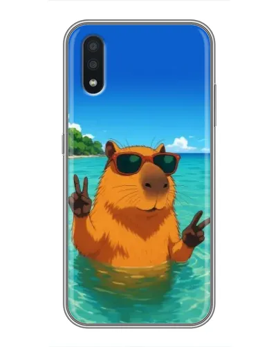 Чехол для Samsung Galaxy A01 Core с картинкой «Морская капибара» Чехол для Samsung Galaxy A01 Core с картинкой «Морская капибара»