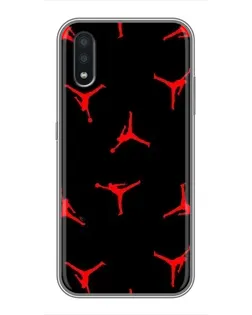 Чехол для Samsung Galaxy A01 с картинкой «Jordan Red Pattern» Чехол для Samsung Galaxy A01 с картинкой «Jordan Red Pattern»
