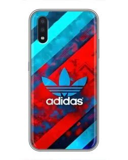 Чехол для Samsung Galaxy A01 с картинкой «Абстракция Adidas»