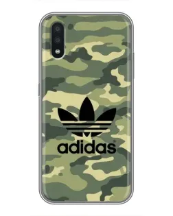 Чехол для Samsung Galaxy A01 с картинкой «Милитари стиль Adidas»