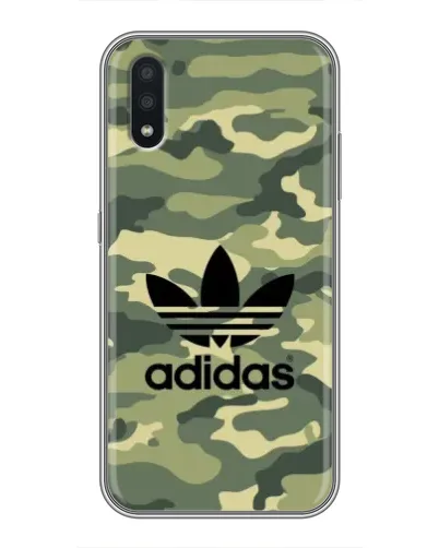 Чехол для Samsung Galaxy A01 с картинкой «Милитари стиль Adidas»
