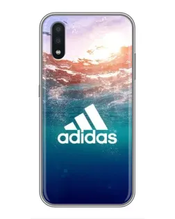 Чехол для Samsung Galaxy A01 с картинкой «Океанская глубина адидас»