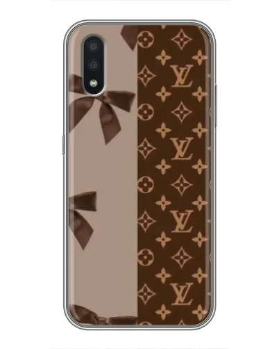 Чехол для Samsung Galaxy A01 с картинкой «Louis Vuitton — банты»