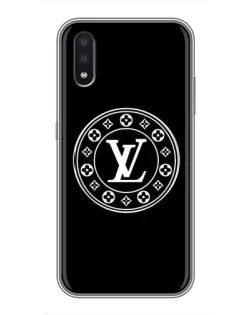 Чехол для Samsung Galaxy A01 с картинкой «LV — печать стиля»