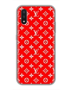 Чехол для Samsung Galaxy A01 с картинкой «Яркий паттерн LV»