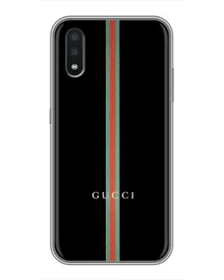 Чехол для Samsung Galaxy A01 с картинкой «Gucci — строгая линия»