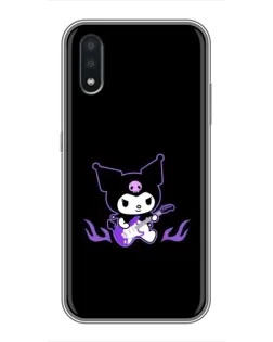 Чехол для Samsung Galaxy A01 с картинкой «Электрическая Kuromi» Чехол для Samsung Galaxy A01 с картинкой «Электрическая Kuromi»