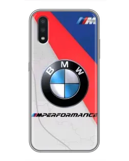 Чехол для Samsung Galaxy A01 с картинкой «BMW Performance стиль» Чехол для Samsung Galaxy A01 с картинкой «BMW Performance стиль»