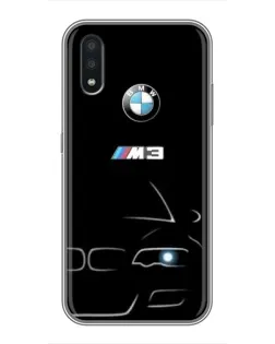 Чехол для Samsung Galaxy A01 с картинкой «Минималистичный принт BMW M3» Чехол для Samsung Galaxy A01 с картинкой «Минималистичный принт BMW M3»