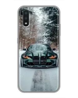 Чехол для Samsung Galaxy A01 с картинкой «BMW в зимнем лесу» Чехол для Samsung Galaxy A01 с картинкой «BMW в зимнем лесу»