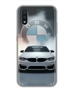 Чехол для Samsung Galaxy A01 с картинкой «BMW в белом дыму» Чехол для Samsung Galaxy A01 с картинкой «BMW в белом дыму»