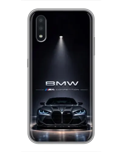 Чехол для Samsung Galaxy A01 с картинкой «BMW сквозь ночной город» Чехол для Samsung Galaxy A01 с картинкой «BMW сквозь ночной город»