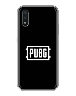 Чехол для Samsung Galaxy A01 с картинкой «Лого BMW — металлический блеск»