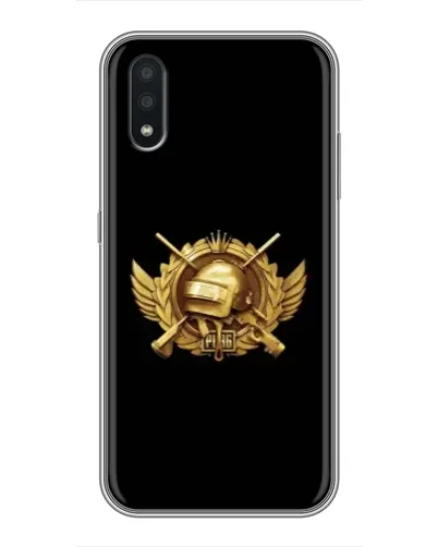 Чехол для Samsung Galaxy A01 с картинкой «PUBG — оранжевый градиент» Чехол для Samsung Galaxy A01 с картинкой «PUBG — оранжевый градиент»