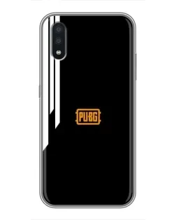 Чехол для Samsung Galaxy A01 с картинкой «PUBG — вертикальные линии»