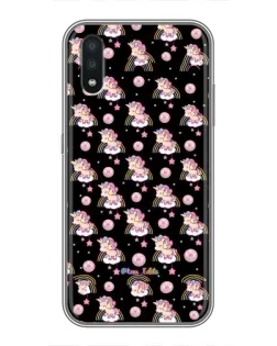 Чехол для Samsung Galaxy A01 с картинкой «Magic Unicorn паттерн»