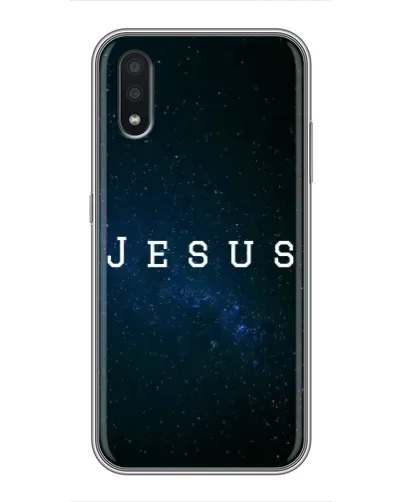 Чехол для Samsung Galaxy A01 с картинкой «Звездное небо Jesus»