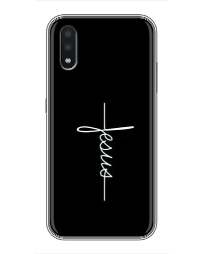 Чехол для Samsung Galaxy A01 с картинкой «Тонкая линия веры»
