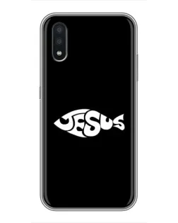 Чехол для Samsung Galaxy A01 с картинкой «Рыба Jesus» Чехол для Samsung Galaxy A01 с картинкой «Рыба Jesus»