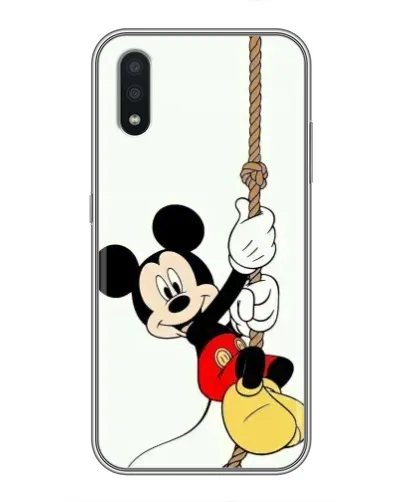 Чехол для Samsung Galaxy A01 с картинкой «Mickey на канате»