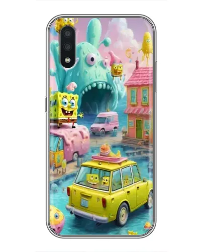 Чехол для Samsung Galaxy A01 с картинкой «Монстр-трак приключения»