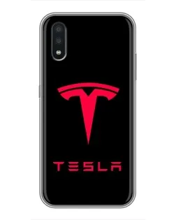 Чохол для Samsung Galaxy A01 з картинкою «Tesla Red Logo» Чохол для Samsung Galaxy A01 з картинкою «Tesla Red Logo»