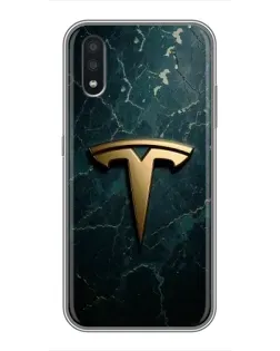 Чохол для Samsung Galaxy A01 з картинкою «Мармурова Tesla Gold» Чохол для Samsung Galaxy A01 з картинкою «Мармурова Tesla Gold»
