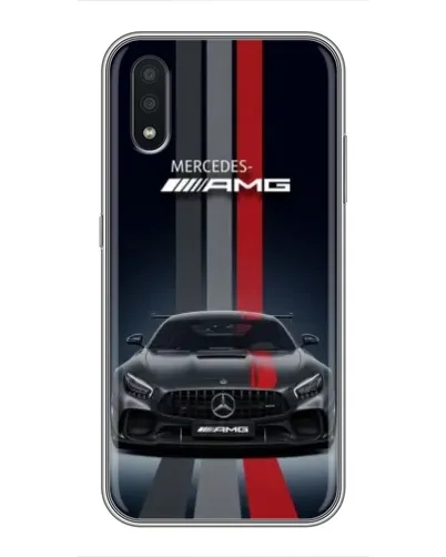 Чехол для Samsung Galaxy A01 с картинкой «Mercedes — белый карбон» Чехол для Samsung Galaxy A01 с картинкой «Mercedes — белый карбон»