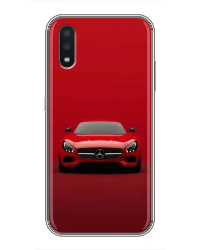 Чехол для Samsung Galaxy A01 с картинкой «Красный Mercedes AMG» Чехол для Samsung Galaxy A01 с картинкой «Красный Mercedes AMG»