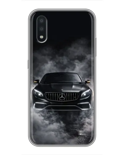 Чехол для Samsung Galaxy A01 с картинкой «Mercedes в дыму» Чехол для Samsung Galaxy A01 с картинкой «Mercedes в дыму»