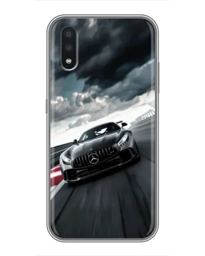 Чехол для Samsung Galaxy A01 с картинкой «Гоночный Mercedes AMG» Чехол для Samsung Galaxy A01 с картинкой «Гоночный Mercedes AMG»