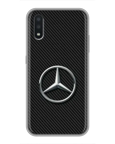 Чехол для Samsung Galaxy A01 с картинкой «Карбоновый Mercedes стиль» Чехол для Samsung Galaxy A01 с картинкой «Карбоновый Mercedes стиль»