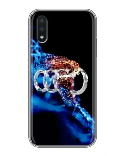 Чехол для Samsung Galaxy A01 с картинкой «Энергия лого Audi»
