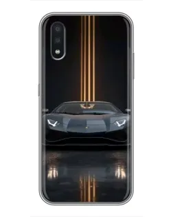 Чехол для Samsung Galaxy A01 с картинкой «Lamborghini золотые линии» Чехол для Samsung Galaxy A01 с картинкой «Lamborghini золотые линии»