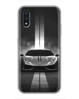Чехол для Samsung Galaxy A01 с картинкой «Lamborghini симметрия дорог» Чехол для Samsung Galaxy A01 с картинкой «Lamborghini симметрия дорог»