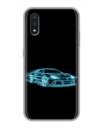 Чехол для Samsung Galaxy A01 с картинкой «Неоновый контур Lamborghini» Чехол для Samsung Galaxy A01 с картинкой «Неоновый контур Lamborghini»