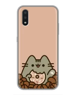 Чехол для Samsung Galaxy A01 с картинкой «Кофейный Пушин» Чехол для Samsung Galaxy A01 с картинкой «Кофейный Пушин»