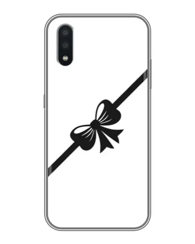 Чехол для Samsung Galaxy A01 с картинкой «Диагональный бант»