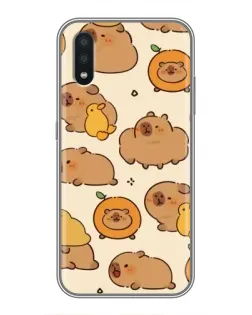 Чехол для Samsung Galaxy A01 с картинкой «Капибары с апельсинами» Чехол для Samsung Galaxy A01 с картинкой «Капибары с апельсинами»