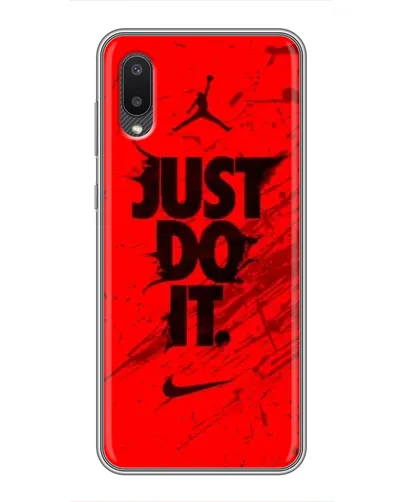 Чехол для Samsung Galaxy A02 с картинкой «Nike Just Do It» Чехол для Samsung Galaxy A02 с картинкой «Nike Just Do It»