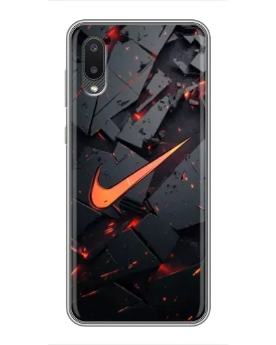 Чехол для Samsung Galaxy A02 с картинкой «Nike — эффект разломов» Чехол для Samsung Galaxy A02 с картинкой «Nike — эффект разломов»