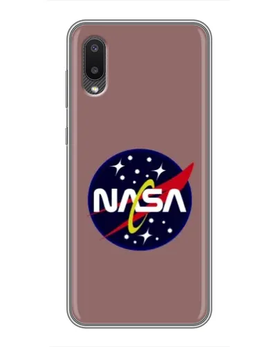 Чехол для Samsung Galaxy A02 с картинкой «NASA — ретро космос»