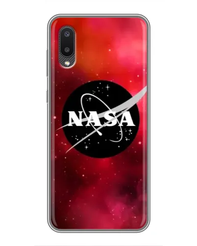 Чехол для Samsung Galaxy A02 с картинкой «NASA — красная туманность»