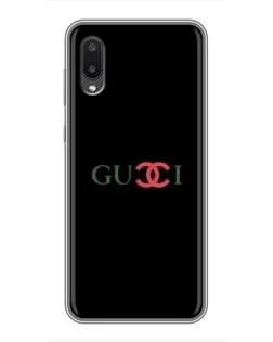 Чехол для Samsung Galaxy A02 с картинкой «Gucci — красный градиент» Чехол для Samsung Galaxy A02 с картинкой «Gucci — красный градиент»