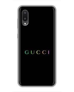 Чехол для Samsung Galaxy A02 с картинкой «Gucci — неоновый минимализм» Чехол для Samsung Galaxy A02 с картинкой «Gucci — неоновый минимализм»